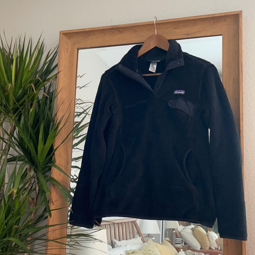 Patagonia Re-Tool Snap-T Pullover Black, XS